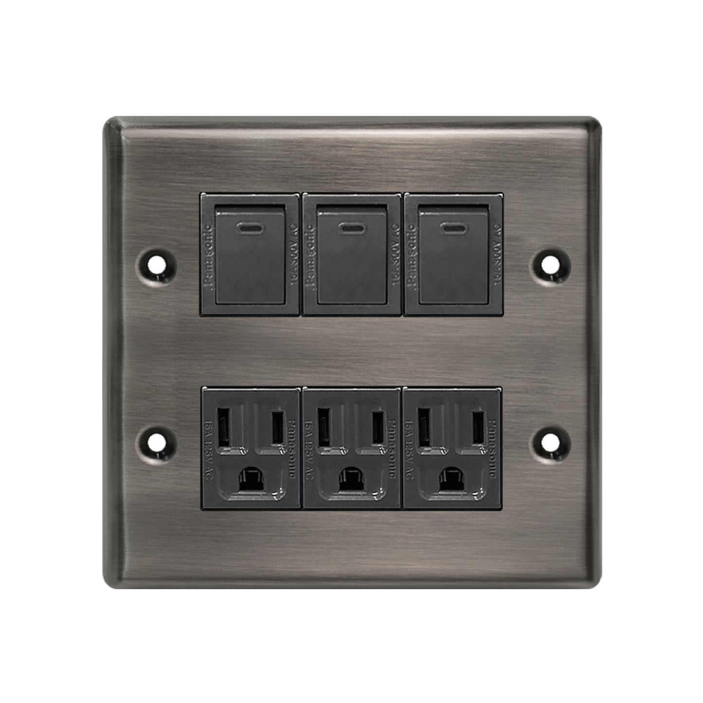 Obsidian black stainless steel panel-Japanese style 