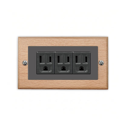 Solid beech wood-thin frame-Japanese style panel 