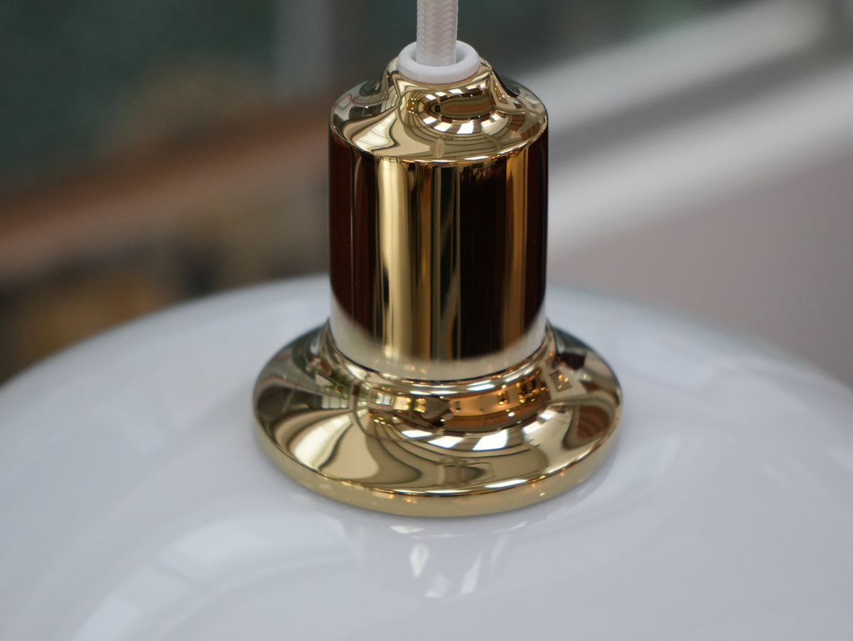 Louis Poulsen PH 2/1 Glass Pendant 玻璃三層式吊燈｜黃銅色 OLDANMARK