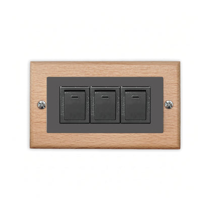 Solid beech wood-thin frame-Japanese style panel 