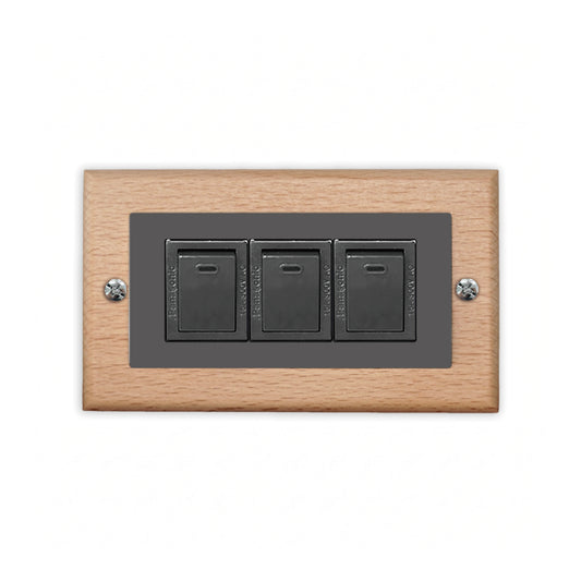 Solid beech wood-thin frame-Japanese style panel 