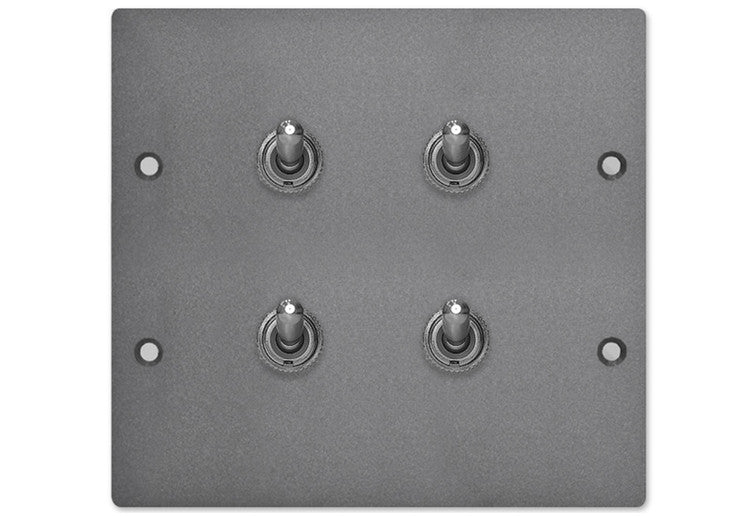 Iron gray stainless steel panel-lever