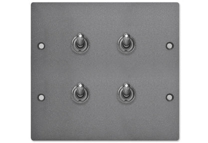 Iron gray stainless steel panel-lever