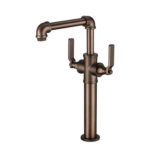 Basin double-sided extended faucet #vintage copper