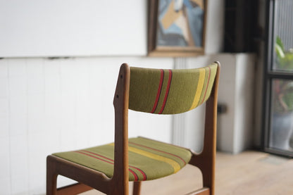 丹麥 Erik Buch 綠色 餐椅