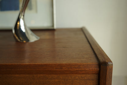 丹麥 柚木 四門 高腳 餐邊櫃