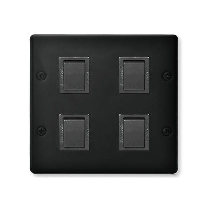 Matt black-Japanese style panel 