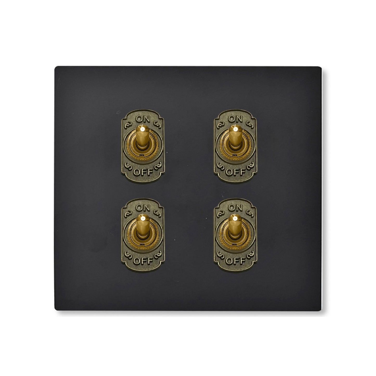 消光黑無螺絲面板-撥桿 DnH LOFT Shop