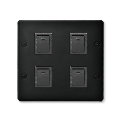 Matt black-Japanese style panel 