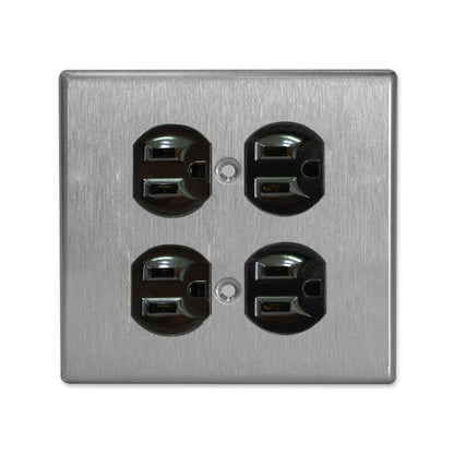 Metal series American copper switch socket