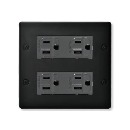 Matt black-Japanese style panel 