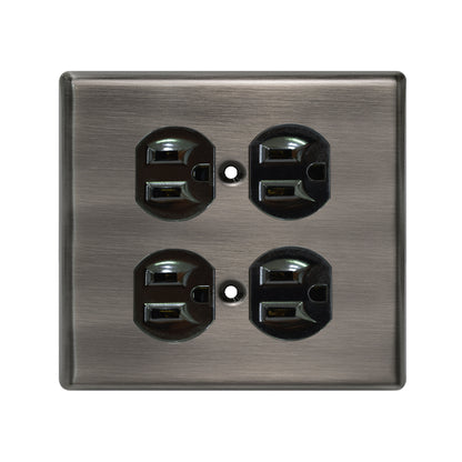 Metal series American copper switch socket