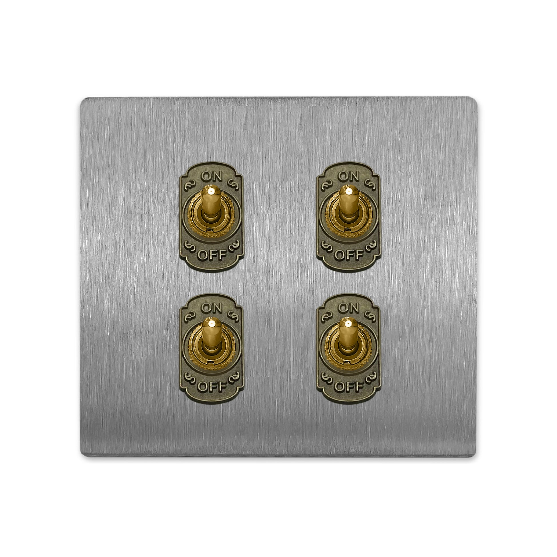 髮絲紋無螺絲面板-撥桿 DnH LOFT Shop