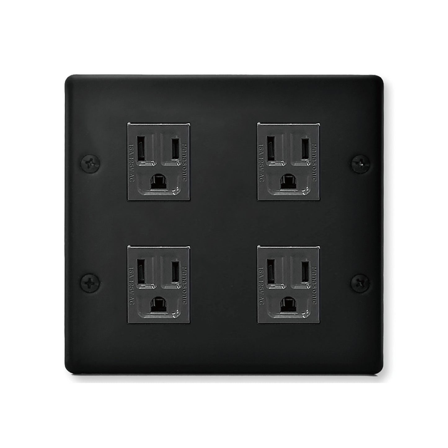 Matt black-Japanese style panel 