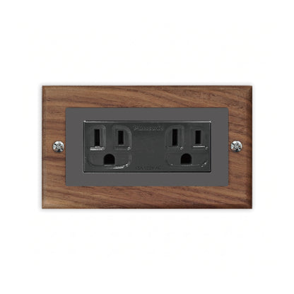 Solid walnut wood-thin frame-Japanese style panel 