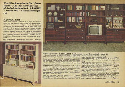 IKEA 1967 玫瑰木書櫃