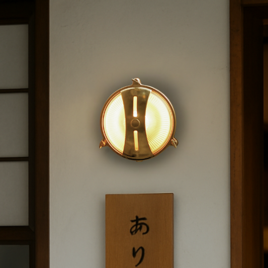 黃銅圓形Reading壁燈