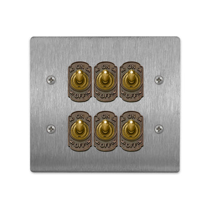 髮絲紋不銹鋼面板-撥桿 DnH LOFT Shop