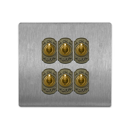 髮絲紋無螺絲面板-撥桿 DnH LOFT Shop