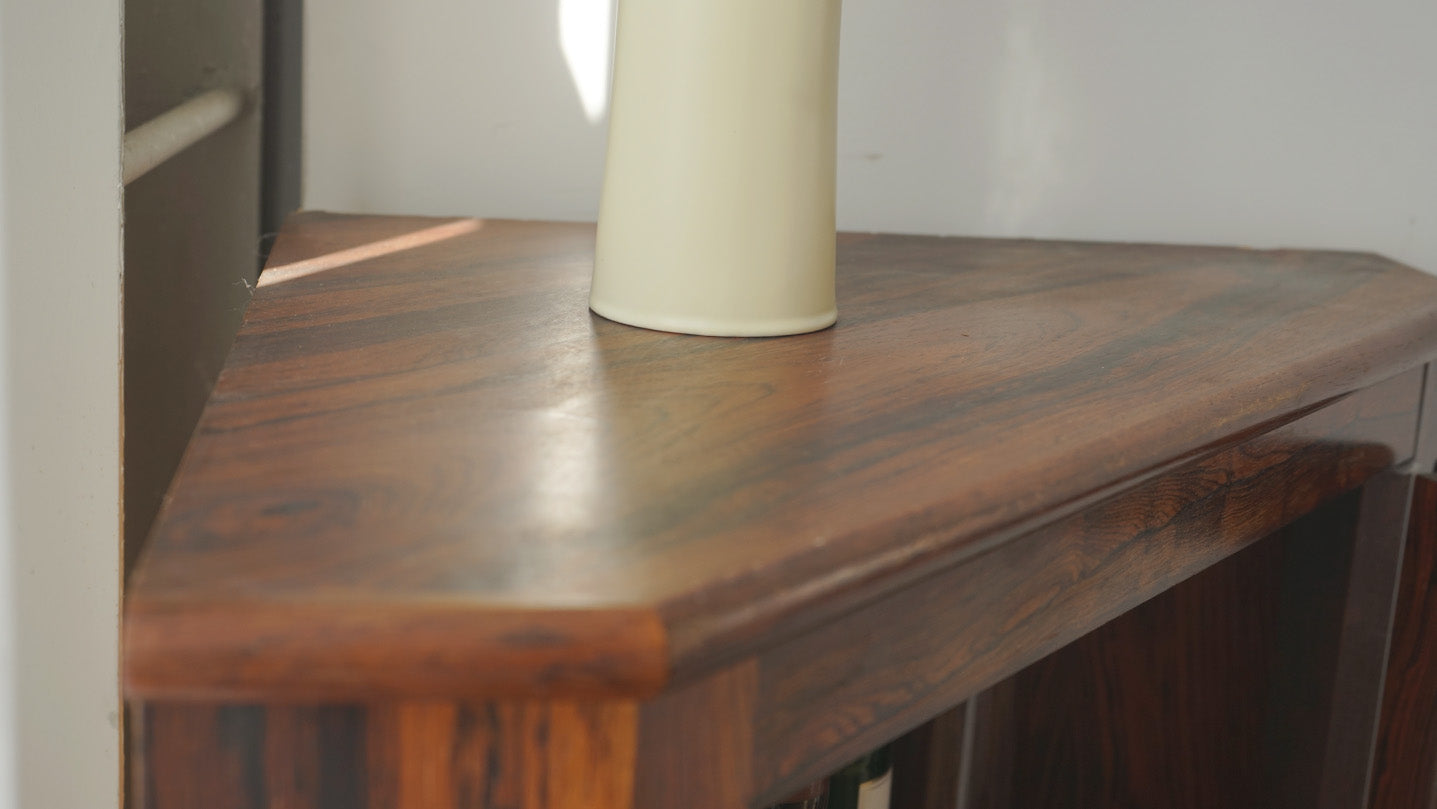 丹麥 玫瑰木 古典 轉角櫃