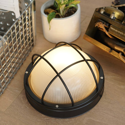 Stainless Steel Round Lamp#Silver