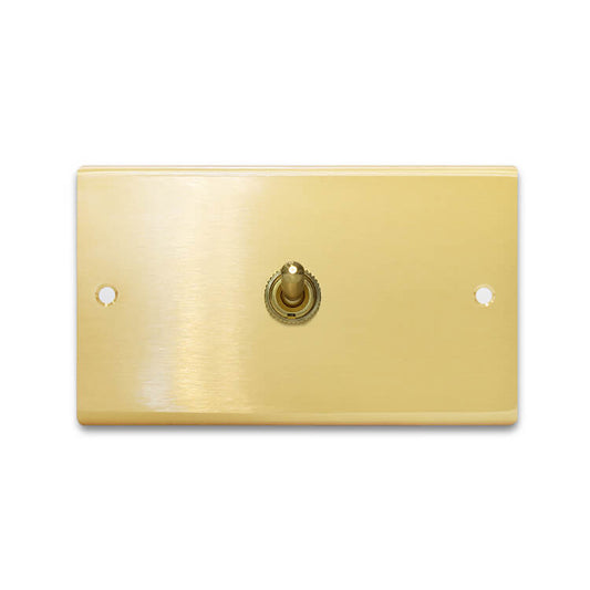 Brass switch panel-lever
