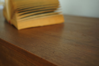 丹麥 柚木 四門 高腳 餐邊櫃