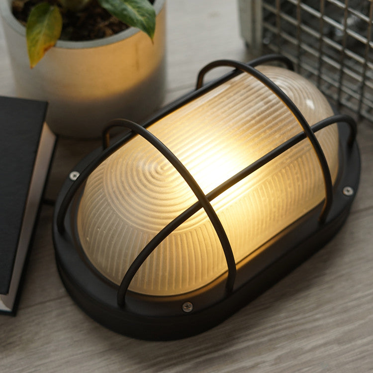 Stainless Steel Oval Lamp #Bronze