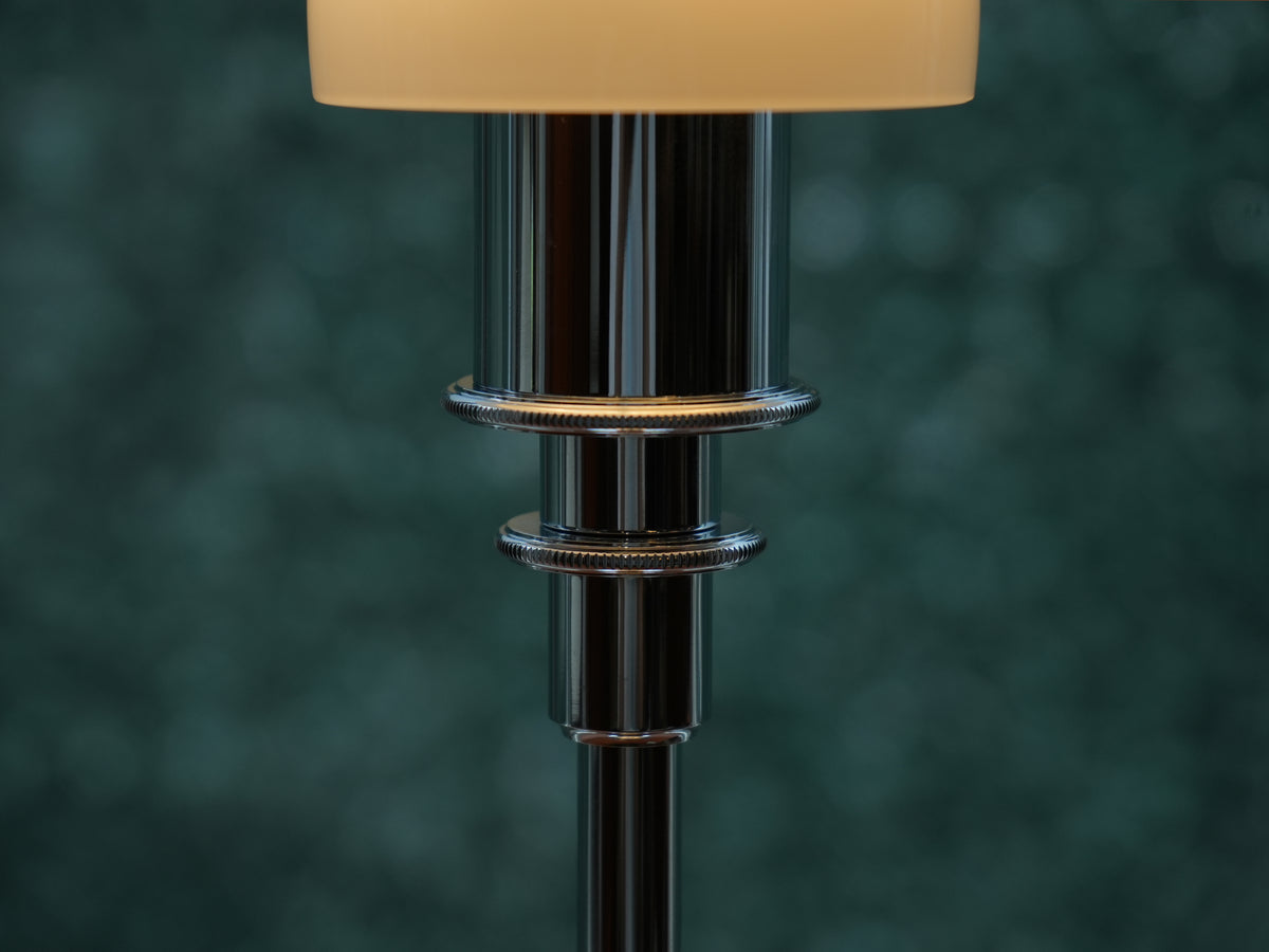 Louis Poulsen PH 3/2 Glass Table 玻璃桌燈｜亮銀色 OLDANMARK
