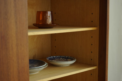 丹麥 柚木 四門 高腳 餐邊櫃