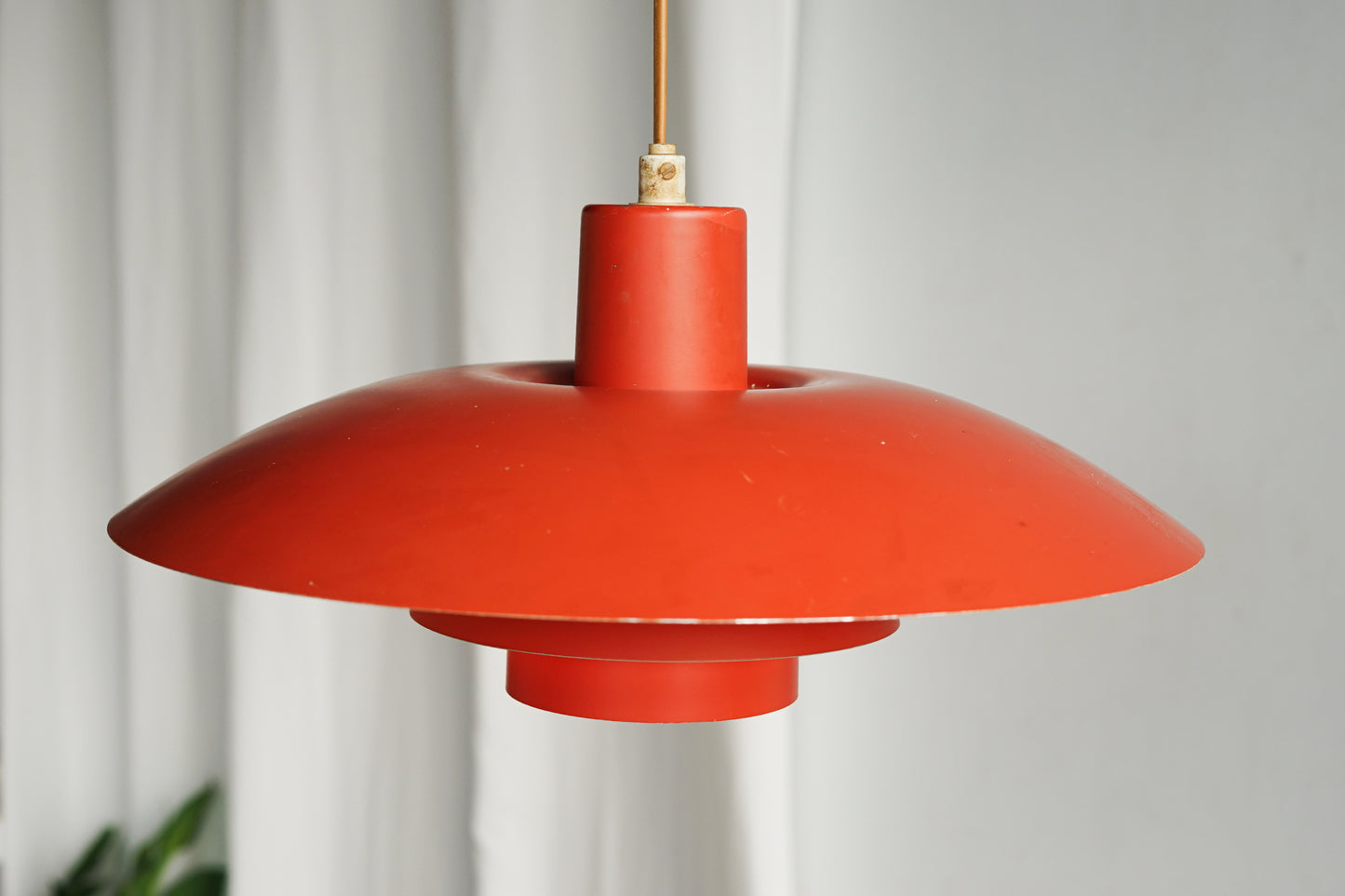 丹麥 Louis Poulsen PH 4/3 金屬吊燈 橘紅