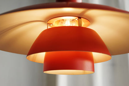 丹麥 Louis Poulsen PH 4/3 金屬吊燈 橘紅