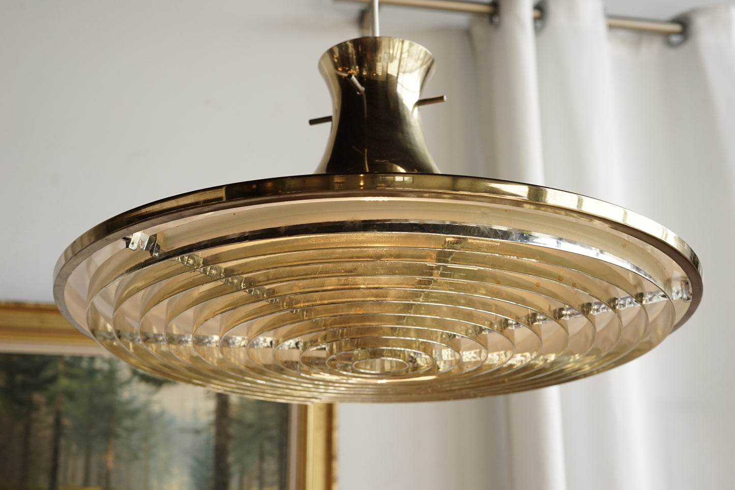 丹麥 Rex Lennart 復古 黃銅 吊燈