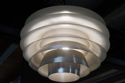 丹麥 Sven Middelboe  銀色七層吊燈