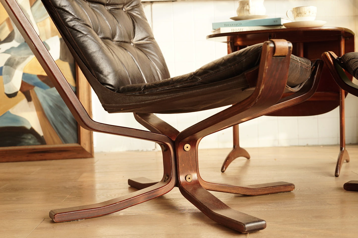 丹麥 Superstar 低背 休閒椅 (附腳蹬)