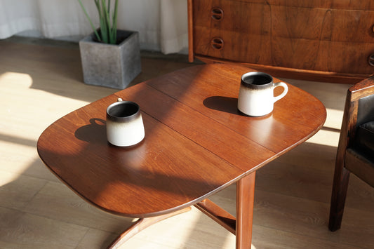 丹麥 柚木 折葉茶几