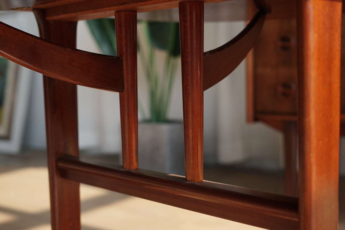 丹麥 柚木 折葉茶几