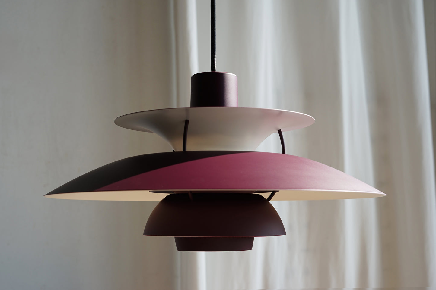 Louis Poulsen PH5 吊燈 紅酒款