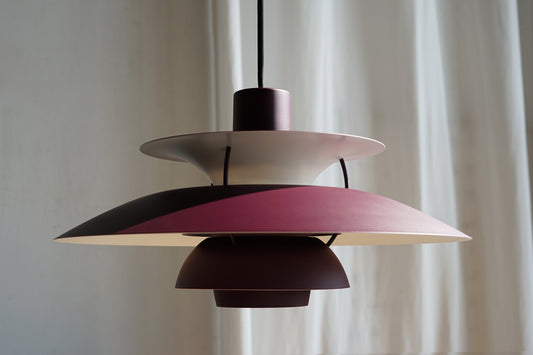 Louis Poulsen PH5 吊燈 紅酒款