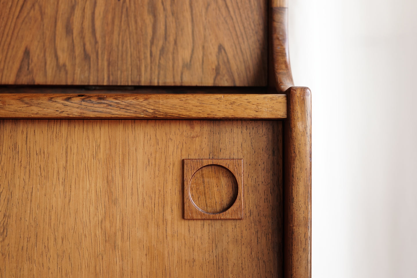 丹麥 玫瑰木 滑門 書櫃