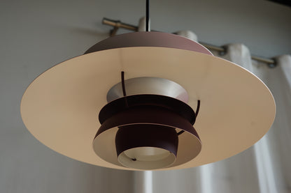 Louis Poulsen PH5 吊燈 紅酒款