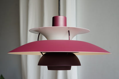 Louis Poulsen PH5 吊燈 紅酒款