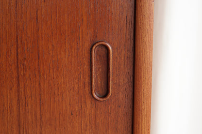 丹麥 柚木 雙層 餐邊櫃 高櫃