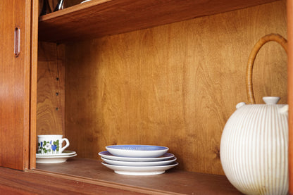 丹麥 柚木 雙層 餐邊櫃 高櫃