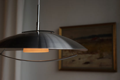 丹麥 金屬 銀色碟形吊燈