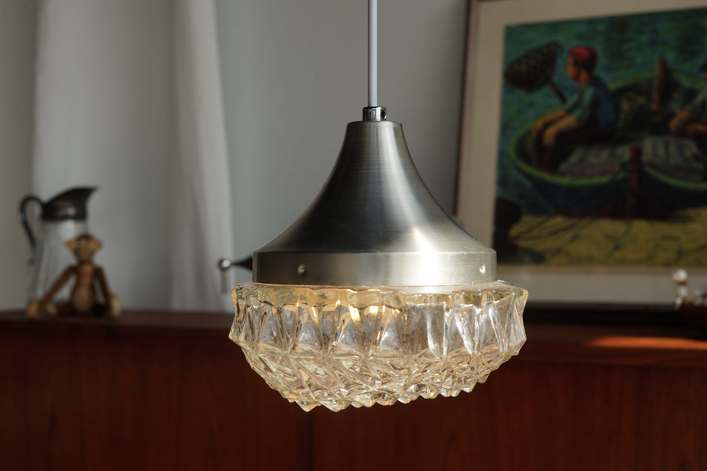 丹麥 Vitrika 幾何切割 玻璃吊燈