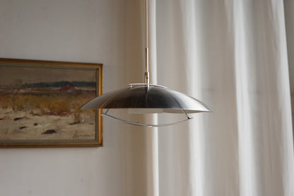 丹麥 金屬 銀色碟形吊燈