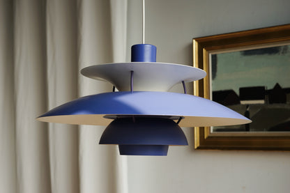 丹麥 Louis Poulsen《PH 5》藍色吊燈