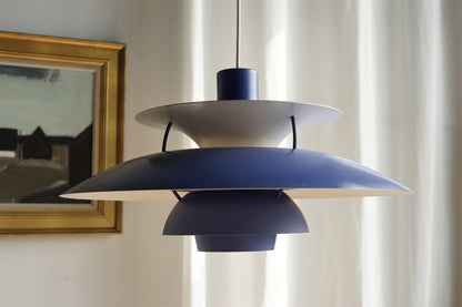 丹麥 Louis Poulsen《PH 5》藍色吊燈