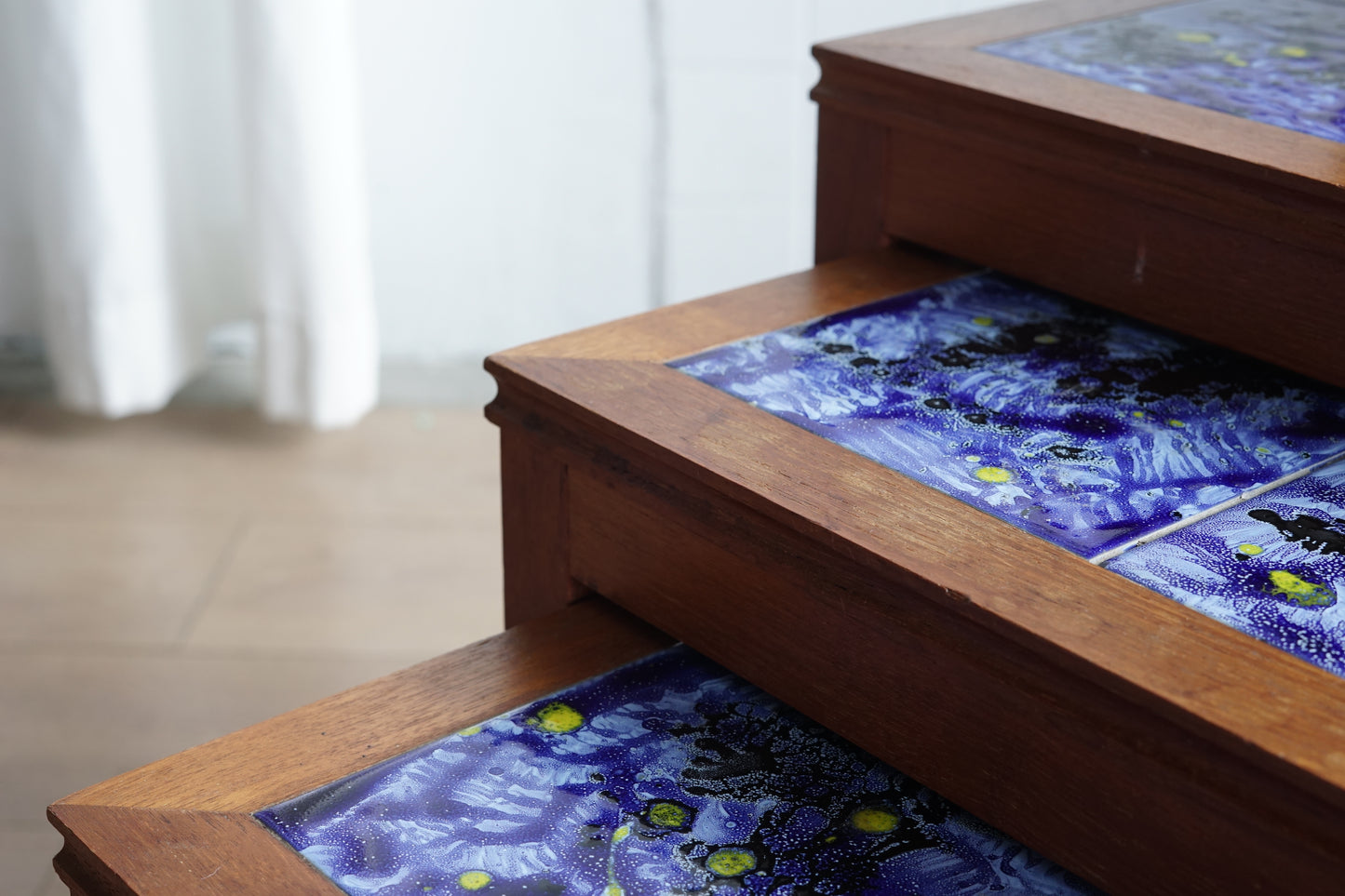 丹麥 星空 瓷磚 三連桌